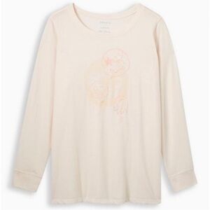 Torrid smiley doodles soft top - size 4